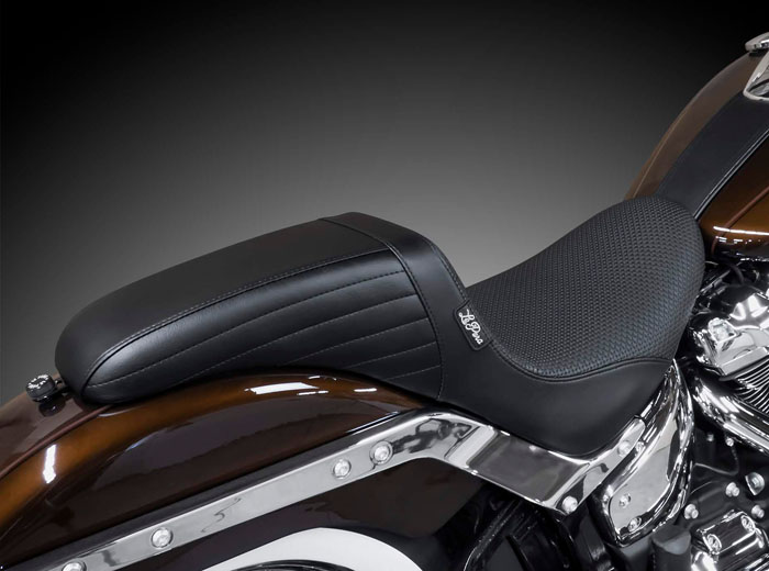 Le Pera KickFlip Basket Weave Seat For Harley Davidson 20182023