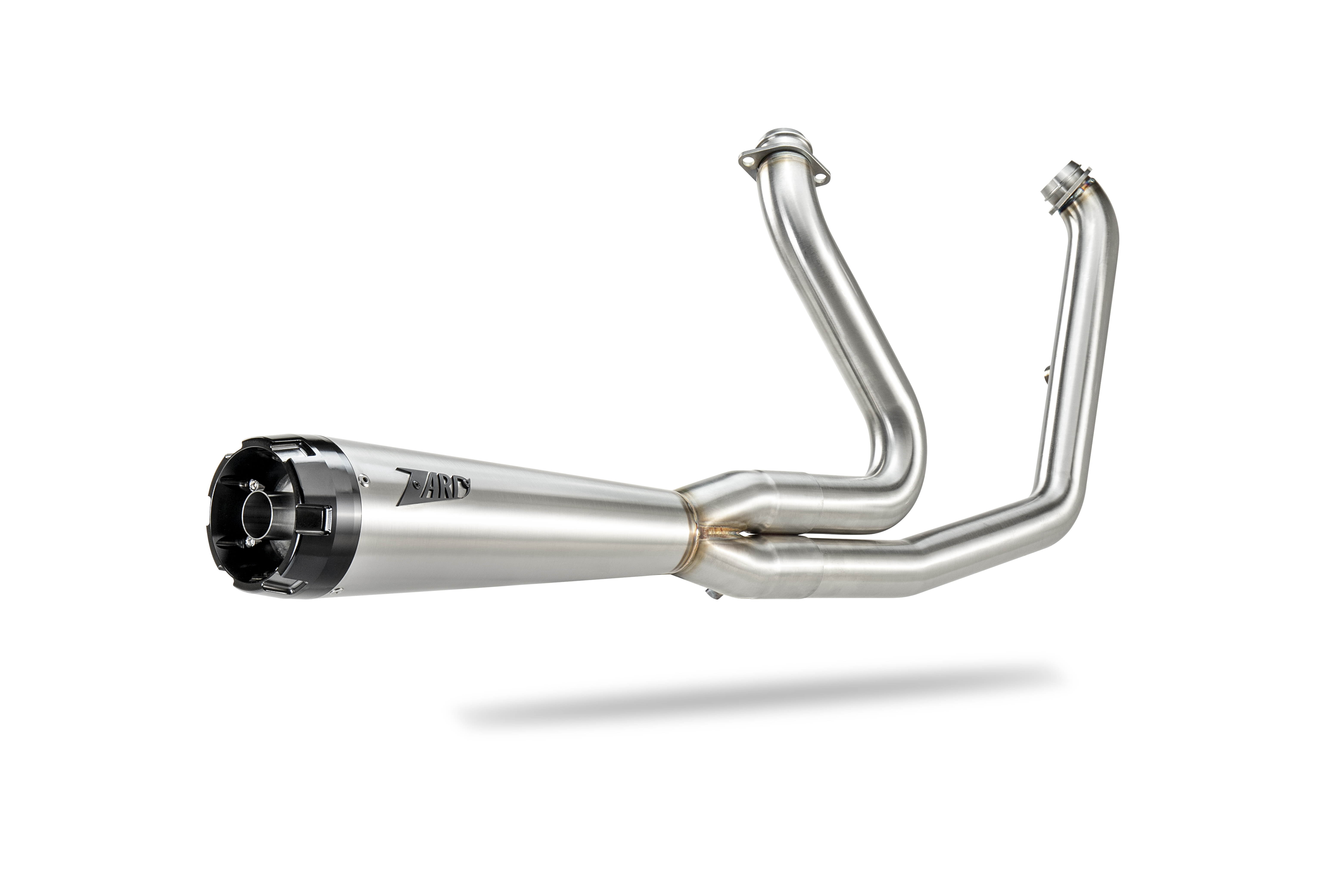 Zard 2 Into 1 Euro 5 Exhaust System In Stainless Steel For Harley ...