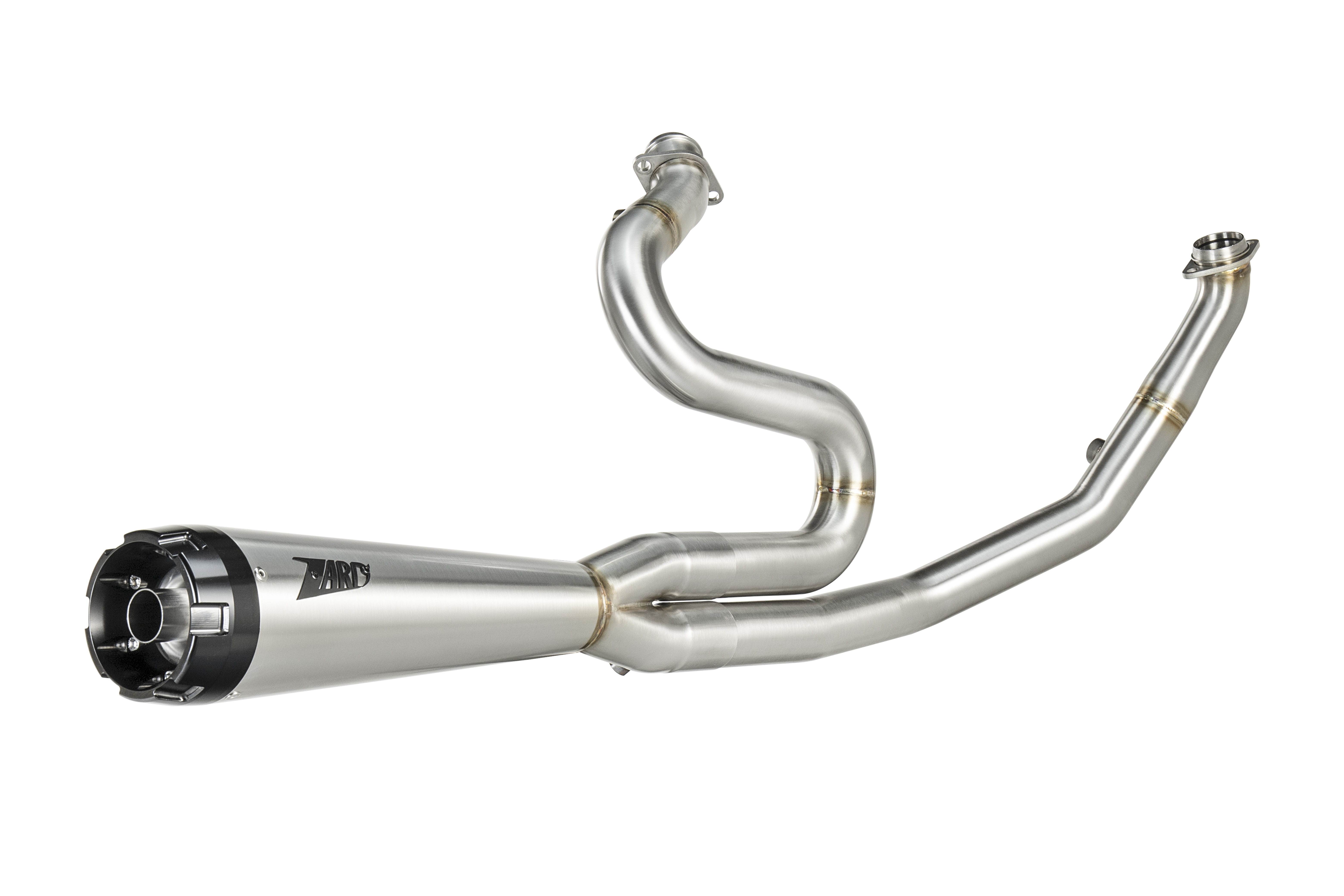 Zard Euro 5 Stainless Steel 2 Into 1 Exhaust System In Raw Stainless