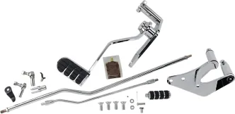 Kuryakyn Extended Forward Controls For Harley Davidson 1991-2017 Dyna Motorcycles In Chrome Finish (9064)