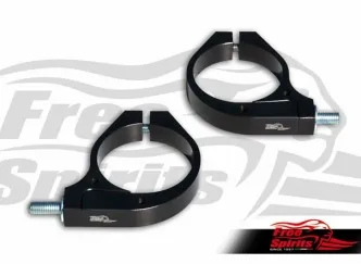 Free Spirits 39mm Front Indicator Light Bracket in Black Finish For 1988-2020 XL Sportster, 1987-1994 FXR & 1991-2005 FXD Dyna (Except FXDWG) Models (Pair) (209812)