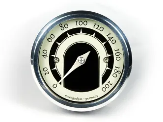 MotoGadget Motoscope Tiny Digital Speedo Speedster Polished Bezel (5001014)