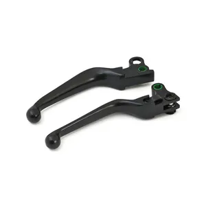 Doss Wide Blade Brake & Clutch Levers In Black For 04-13 Sportster & 08-12 XR1200 Motorcycles (ARM935319)