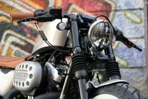 Cult Werk 1 Inch TUV Approved Drag Bars In Black For Harley Davidson Sportster 1984-2022 (HD-SPO034) (ARM056939)