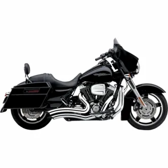 Cobra Speedster Short Swept Exhaust In Chrome For Harley Davidson 2010-2016 Touring Motorcycles (6230)