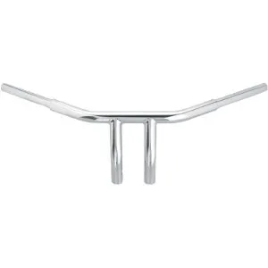 Wild 1 Pullback Drag Bars With 15cm (6 Inch) Rise In Chrome Finish For 1982-2020 Harley Davidson Models (excl. 88-11 Springers) (WO500)