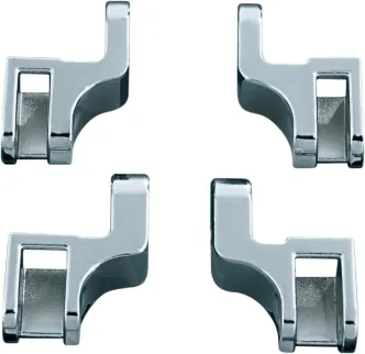 Kuryakyn Driver Floorboard Relocation Brackets For Harley Davidson 2000-2017 FL Softail Models (7528)