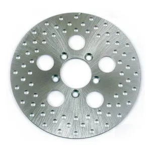 DOSS Front Drilled Stainless Brake Rotor For Harley Davidson 78-83 XL; 77-83 FX, FXWG, FXR (ARM507415)