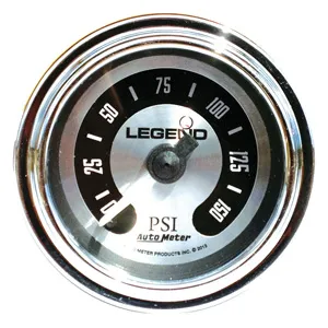 Legend Air Suspension Air Gauge In Spun Aluminium (2212-0492)