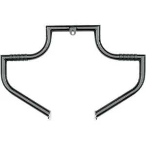 Lindby Magnumbar Front Highway Bars In Gloss Black Finish For 00-17 FLST, FLSTC, FLSTF, FLSTFB, FLSTN, FSL (Except Models With Half-Moon Floorboards) (BL1710)