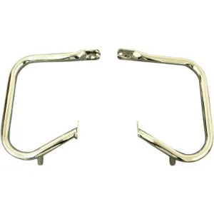 Drag Specialties Big Buffalo Rear Saddlebag Bars In Chrome Finish For 97-13 FLHT, FLHR, 98-03 FLTR (05060512)