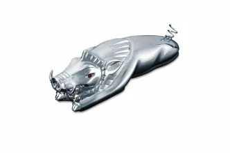 Kuryakyn Wild Boar Fender Ornament In Chrome Finish (9022)