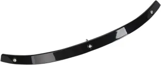 Kuryakyn Smooth Windshield Trim For Harley Davidson 2014-2023 Touring & Trike Motorcycles In Gloss Black Finish (1389)