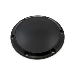 DOSS Stepped Derby Cover 6 Hole In Black Finish For Harley Davidson 2004-2022 XL & 2008-2012 XR1200 Models (ARM060419)