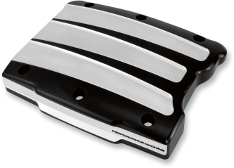 Harley Gloss Black & Red Engine Rocker Boxes Cover 17-23 Touring / Softail  M8
