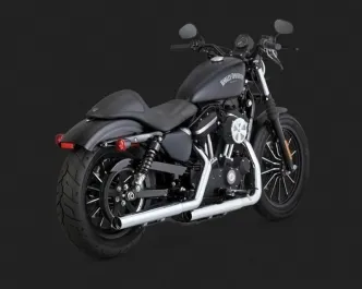 Vance & Hines Straightshots Slip-Ons NON-PCX In Chrome For Harley Davidson 2014-2022 Sportster Models (16863)