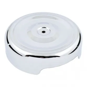 Doss Bobber Style Stock Air Cleaner Cover In Chrome Finish 7 Inch Diameter (ARM315615)