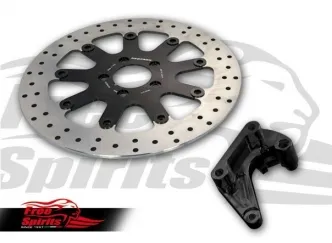 Free Spirits 320 mm Front Brake Rotor Kit for Harley Davidson 2014-2022 Sportster (203709DK)