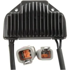 Drag Specialties Solid-State Regulator in Black For Harley Davidson 2006-2007 Dyna Motorcycles (2112-0800)