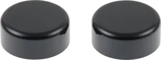 Cult Werk Fork Tube Caps in Gloss Black Finish For 2013-2017 FXSB Breakout, 2007-2017 Dyna, 2002-2011 V-Rod Models (HD-UNI036)