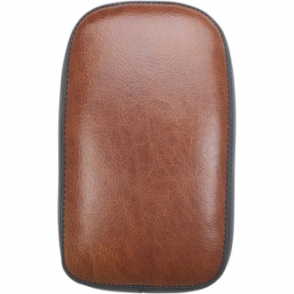 Saddlemen Solo Pillion Pad 15cm (6 Inch) Lariat / Rear / Leather | Saddlegel in Brown (SA1013)