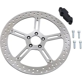 Arlen Ness Big Brake Rotor Kit For 15 Inch Left Side For 2006-2013 XL With 19 Inch or Larger Wheel Models (02-966)