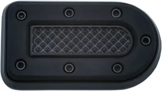 Kuryakyn Heavy Industry Brake Pedal Pad In Satin Black Finish For Harley Davidson FX & XG Motorcycles (7038)