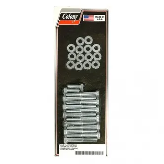 Colony Rocker Box Bolt Kit Hex in Zinc Finish For 1957-1976 XL Models (ARM207929)