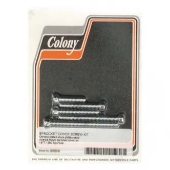 Colony Sprocker CVR Mount Kit, OEM Style in Chrome Finish For 1977-1980 XL Models (ARM802989)