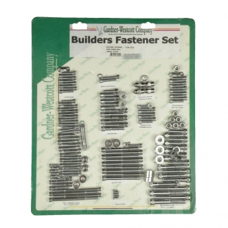 Gardner Westcott Builders Fasteners Set in Chrome Allen Finish For 2006 Dyna Models (ARM338579)