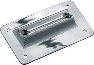 Kuryakyn Laydown License Plate Holder In Chrome Finish For Harley Davidson 1997-2008 Touring Models (113)