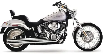 Cobra Speedster Long Exhaust System For Harley Davidson 1986-2006 Softail FXST/FLST Motorcycles (6950T)