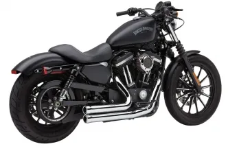 Cobra Speedster Short 909 2 Into 2 Exhaust System In Chrome For Harley Davidson 2014-2022 Sportster Motorcycles (6705)