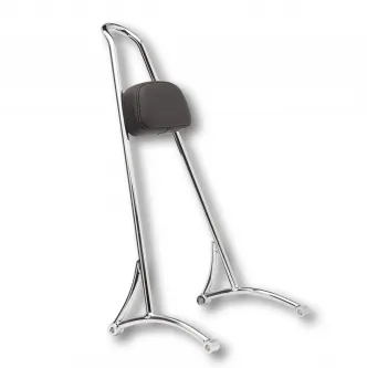 Burly Brand 23 Inch Sissy Bar in Chrome Finish For 2006-2017 Dyna Models (B13-1505C)