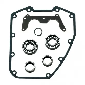 S&S Cam (Gear Drive) Installation Support Kit Including Gear Cover Gasket, Inner & Outer Bearings And Retaining Ring For 1999-2006 TC/B (Excluding 2006 Dyna) With S&S Or Andrews Gear Driven Cams (106-5896)