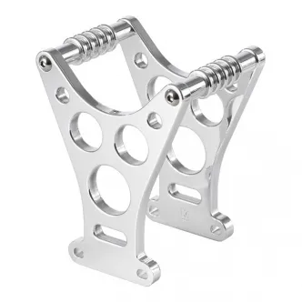 Kustom Tech Dragster Line Fork Brace In Polished Finish For Harley Davidson 1987-2018 Sportster, 1991-2005 Dyna & 1988-1994 FXR (14-200)