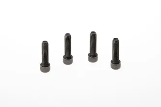 Cult Werk Handlebar Top Clamp Screws Set (4-Piece) in Black Finish For 1984-2020 Sportster Models (HD-SPO110)