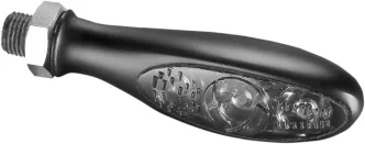 Kellermann Micro S DF Dark Turn Signal/Brake- & Taillight, Tinted in Black Finish (163.100)