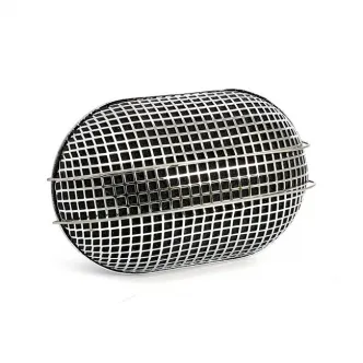 Doss Air Cleaner Assembly Oval Breather Style With Steel Mesh For Harley Davidson Big Twin & Sportster Models (ARM713905)