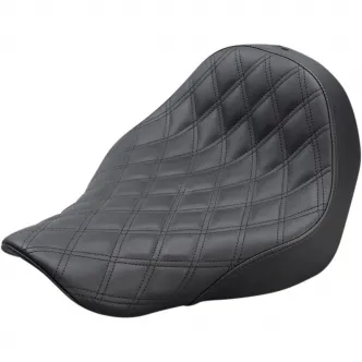 Saddlemen Seat Solo Renegade LS Lattice in Black For 2018-2023 Softail Low Rider & Sport Glide Models (818-29-002LS)