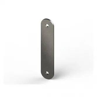 DOSS Laser Cut Steel Mounting Tab S235 JR3 Steel, 3mm Thick, B= 25.4mm, L= 125mm (ARM379165)