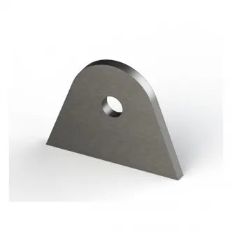 DOSS Laser Cut Steel Mounting Tab S235 JR3 Steel, 3mm Thick, B= 40mm, L= 30mm (ARM779165)