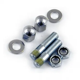 DOSS Lower Shock Stud Kit For 1 Shock in Zinc Finish For 1985-1988 FXR, 1983-1988 FXRT Models (ARM142345)