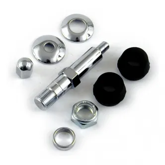 DOSS Lower Shock Stud Kit For 1 Shock in Chrome Finish For 1958-1966 FL Models (ARM500329)