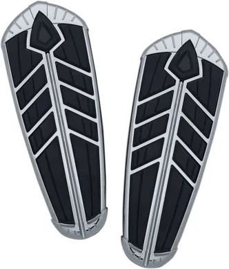 Kuryakyn Spear Floorboard Inserts In Chrome For Indian Motorcycles (5650)