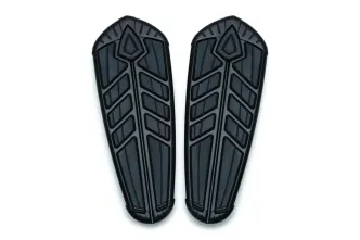 Kuryakyn Spear Floorboard Inserts In Satin Black For Indian Motorcycles (5651)