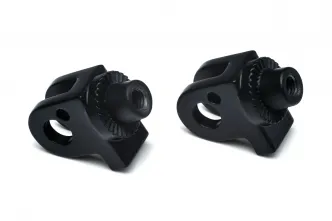 Kuryakyn Splined Peg Adapters For Various Triumph Applications In Satin Black Finish (8905)