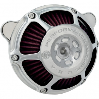 Performance Machine Max HP Air Cleaner in Chrome Finish For 2014-2019 Indian Chieftain Models (0206-2124-CH)