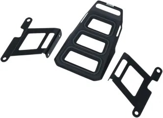 Kuryakyn Dillinger Luggage Rack In Satin Black Finish For Harley Davidson 2004-2020 Sportster Motorcycles (Except Roadster) (6665)