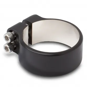 Arlen Ness 2-1/2 Inch Super Clamp For Slip-on Mufflers In Black Finish (05-942) (Sold Individually)